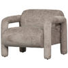 SESSEL in Samt Sandfarben  - Sandfarben, Design, Textil (76/65/82cm) - Livetastic