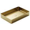 WASCHBECKEN 60/10/40 cm  - Goldfarben, MODERN, Metall (60/10/40cm)