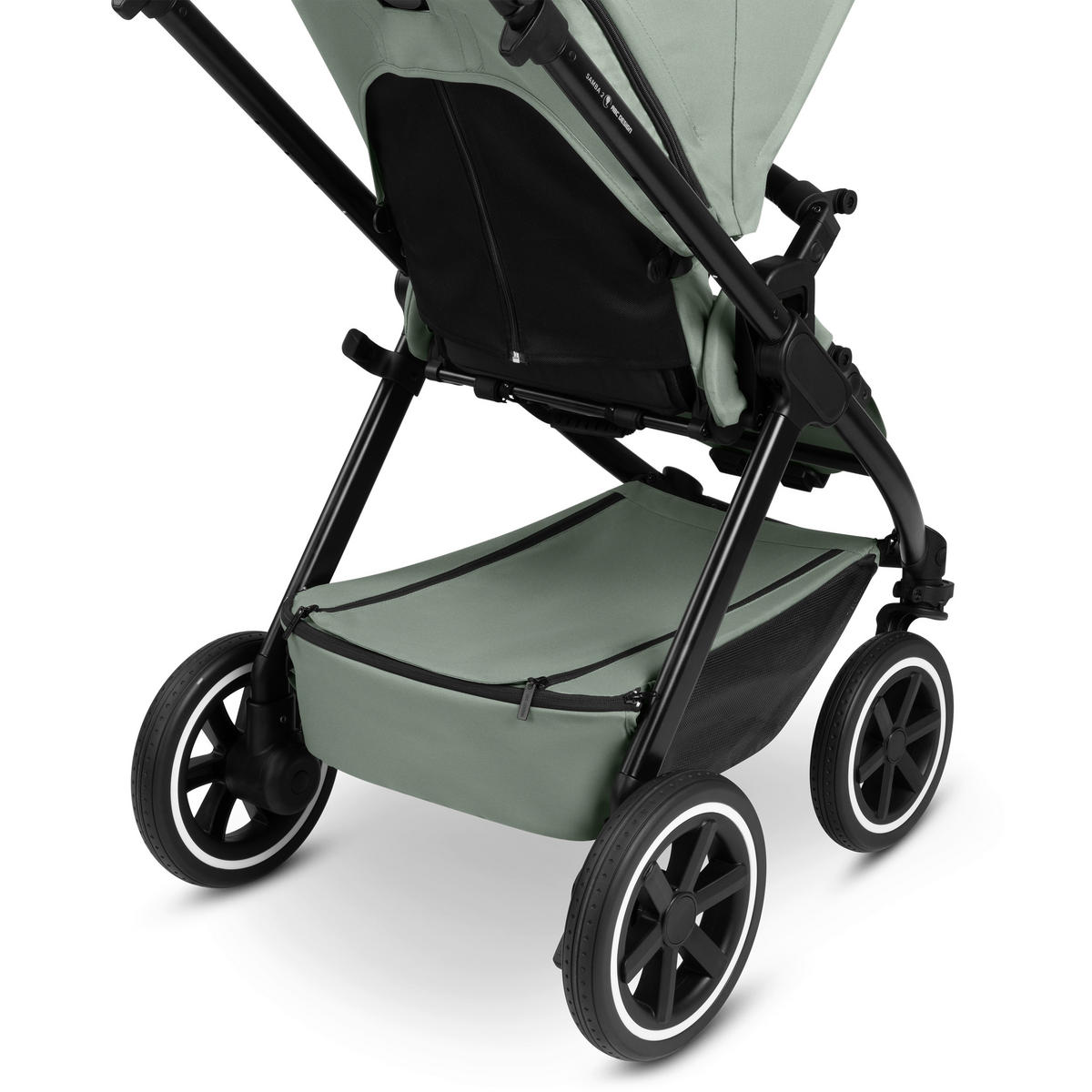KINDERWAGEN  Samba 2  Pine  - Pastellgrün/Schwarz, Basics, Textil/Metall (60/108/88cm) - ABC Design