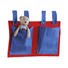 BETTTASCHE - Blau/Rot, Design, Textil BETTTASCHE - Blau/Rot, Design, Textil