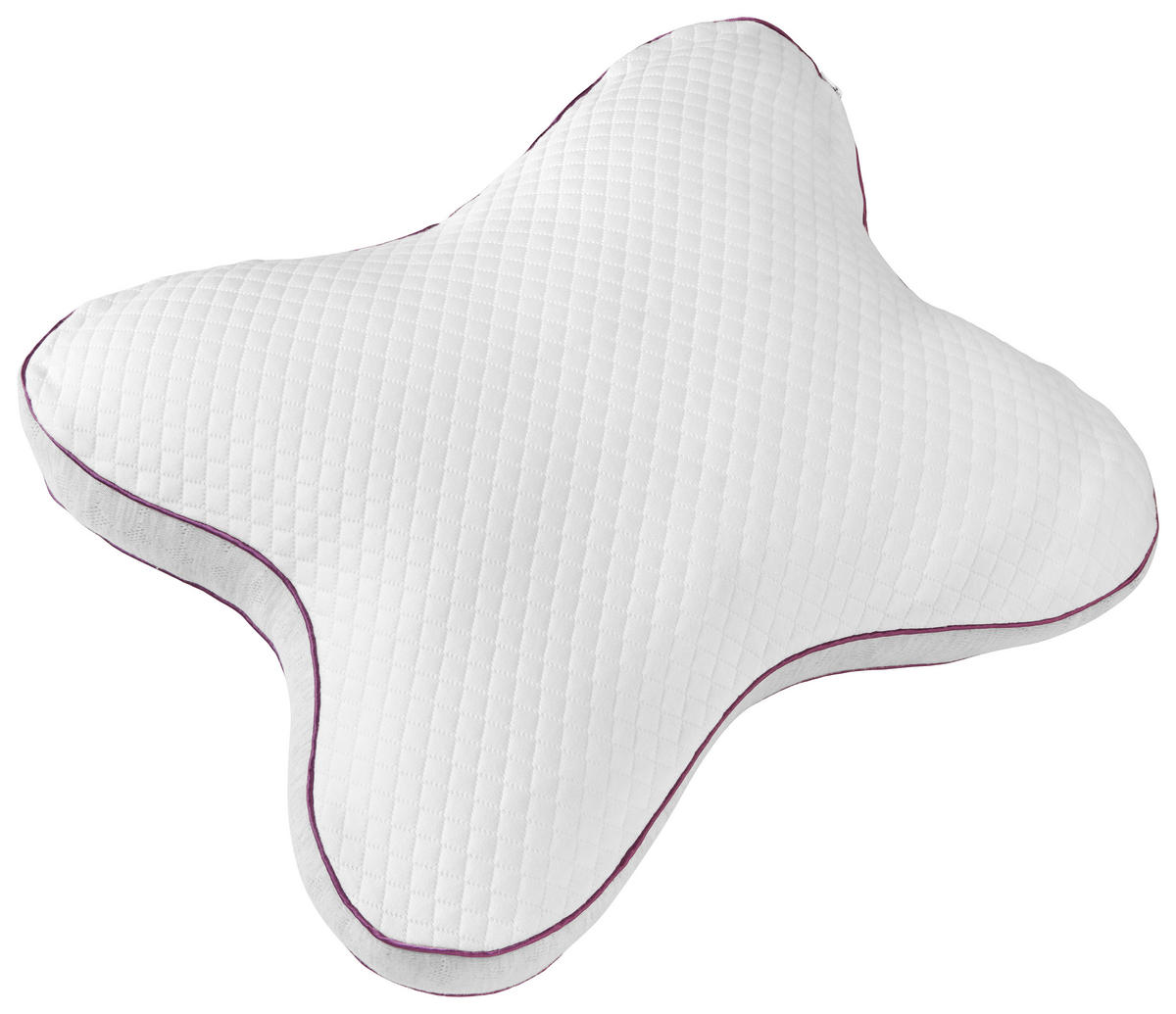 VZGLAVNIK ZA VRAT      55/45/10 cm   - bela, Basics, tekstil (55/45/10cm) - Sleeptex