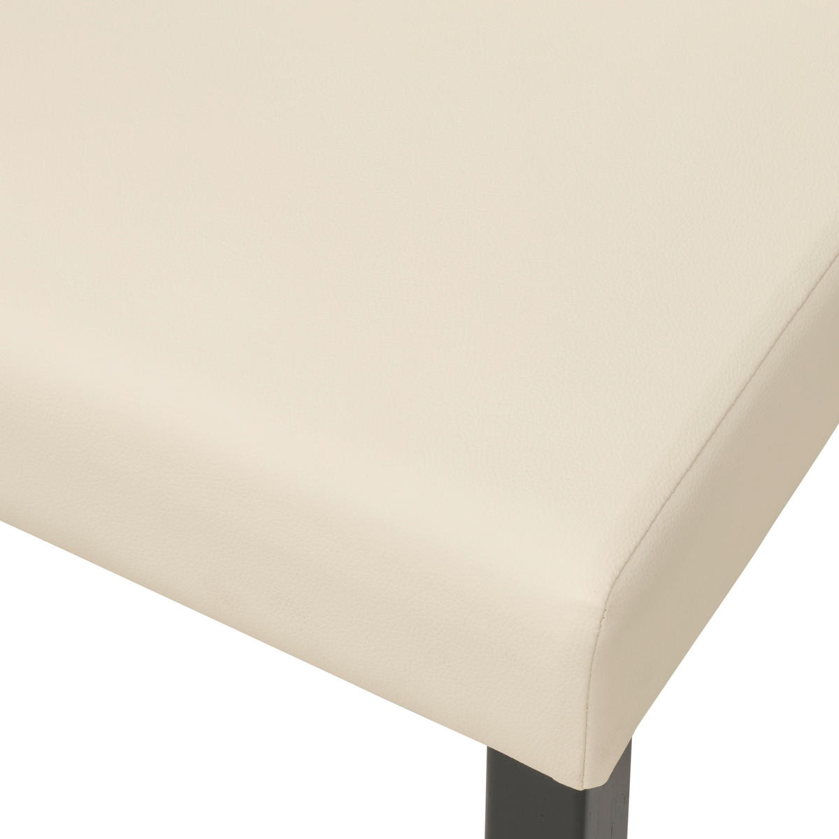 STUHL in Holz Schwarz, Beige  - Beige/Schwarz, Basics, Holz (57/96/44cm) - Livetastic