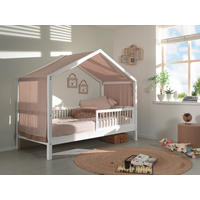 HAUSBETT Absturzsicherung, Rollrost 90/200 cm  in Weiß  - Naturfarben/Weiß, MODERN, Holz (90/200cm) - MID.YOU