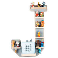 KINDERREGAL  - Grau, Modern, Holzwerkstoff (37/54/19cm) - MID.YOU