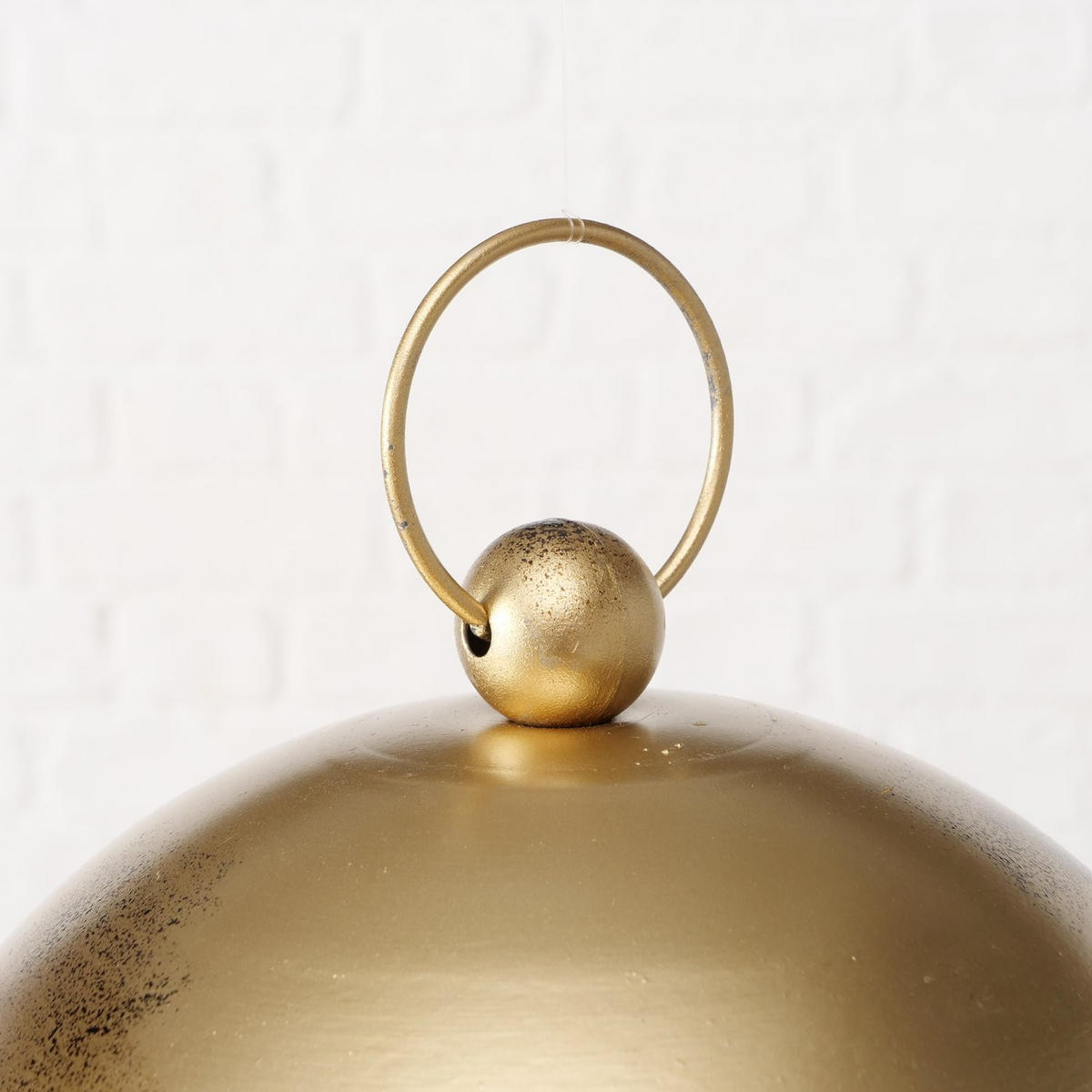 CHRISTBAUMANHÄNGER 18 cm  - Goldbraun, Lifestyle, Metall (18cm)