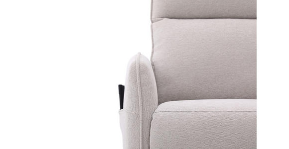 RELAXSESSEL Leinenoptik    - Schwarz/Naturfarben, Design, Textil/Metall (74/101/92cm) - Carryhome