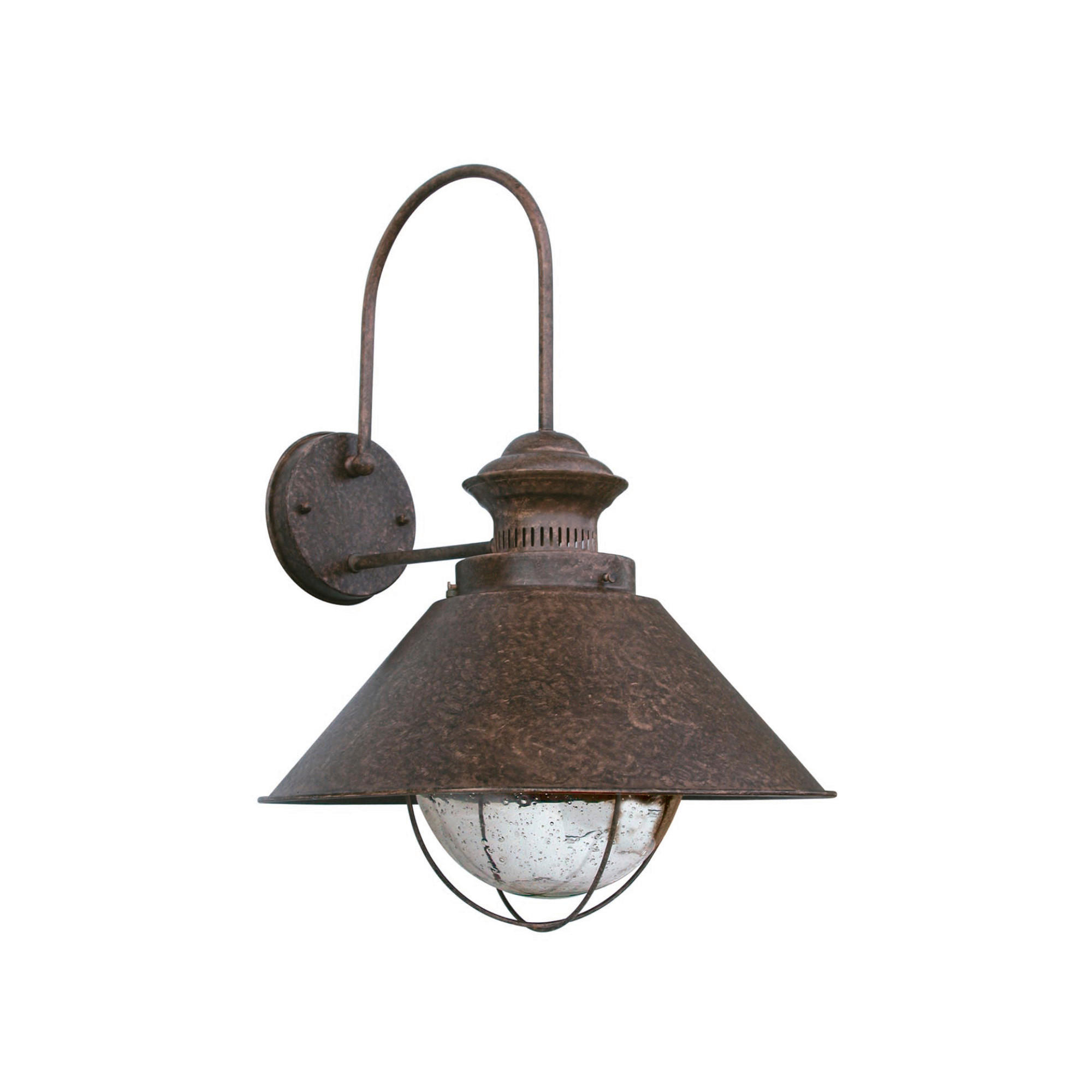 AUßENWANDLEUCHTE 26/28/34 cm   - Rostfarben, LIFESTYLE, Metall (26/28/34cm)