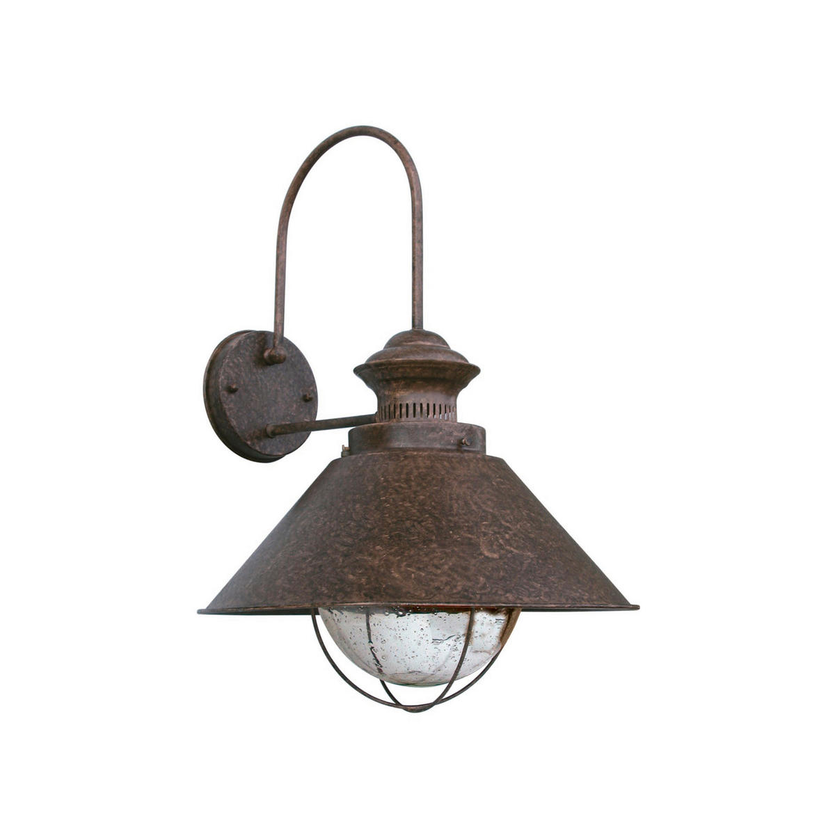 AUßENWANDLEUCHTE 26/28/34 cm   - Rostfarben, LIFESTYLE, Metall (26/28/34cm)