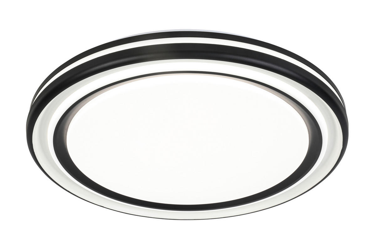 STROPNA LED-SVETILKA   48 W/5400 lm/3000-6500 K/220-240 V/ - črna/bela, Trend, kovina/umetna masa (49/6cm) - Novel