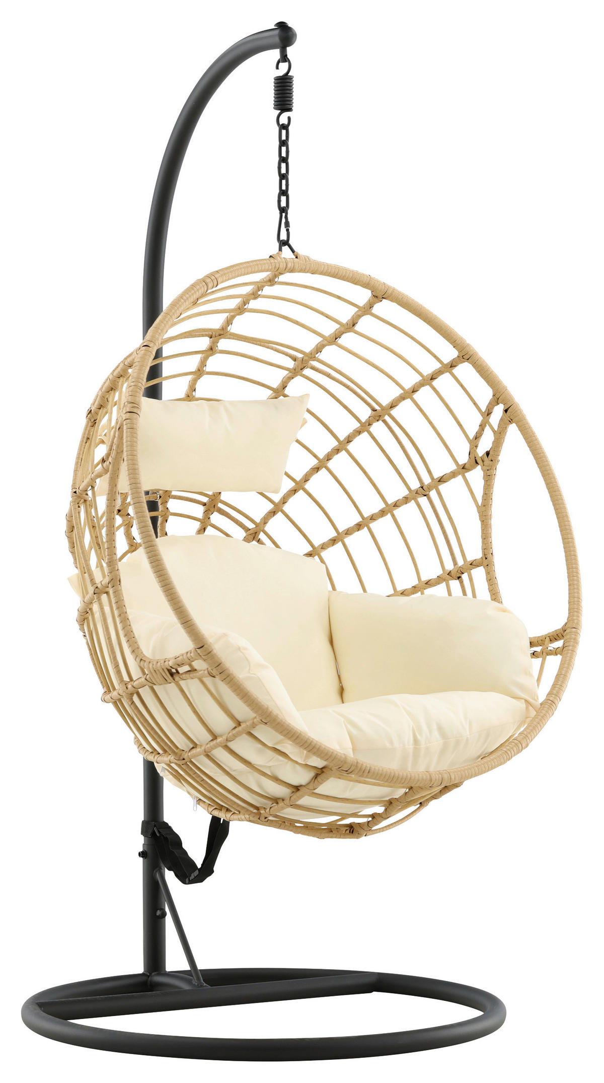 HÄNGESESSEL 105/186/160 cm  - KONVENTIONELL, Holz (105/186/160cm) - Gardenson