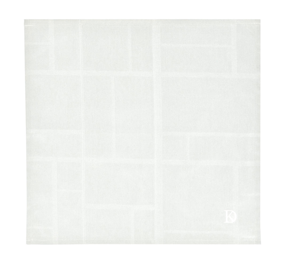 ASZTALTERÍTŐ 85/85 cm   - fehér, Basics, textil (85/85cm) - Dieter Knoll