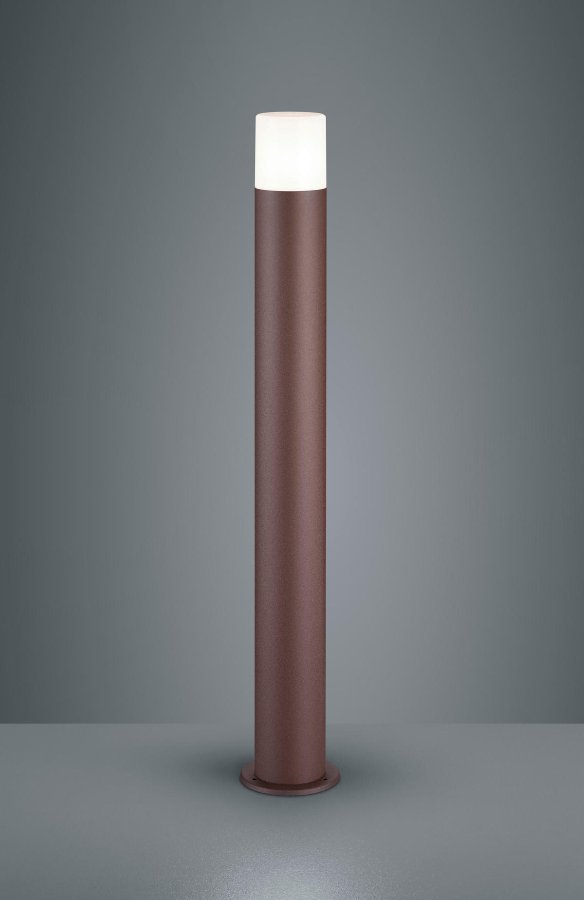 WEGELEUCHTE HOOSIC 12/80 cm   - Rostfarben/Weiß, Design, Kunststoff/Metall (12/80cm) - Trio Leuchten