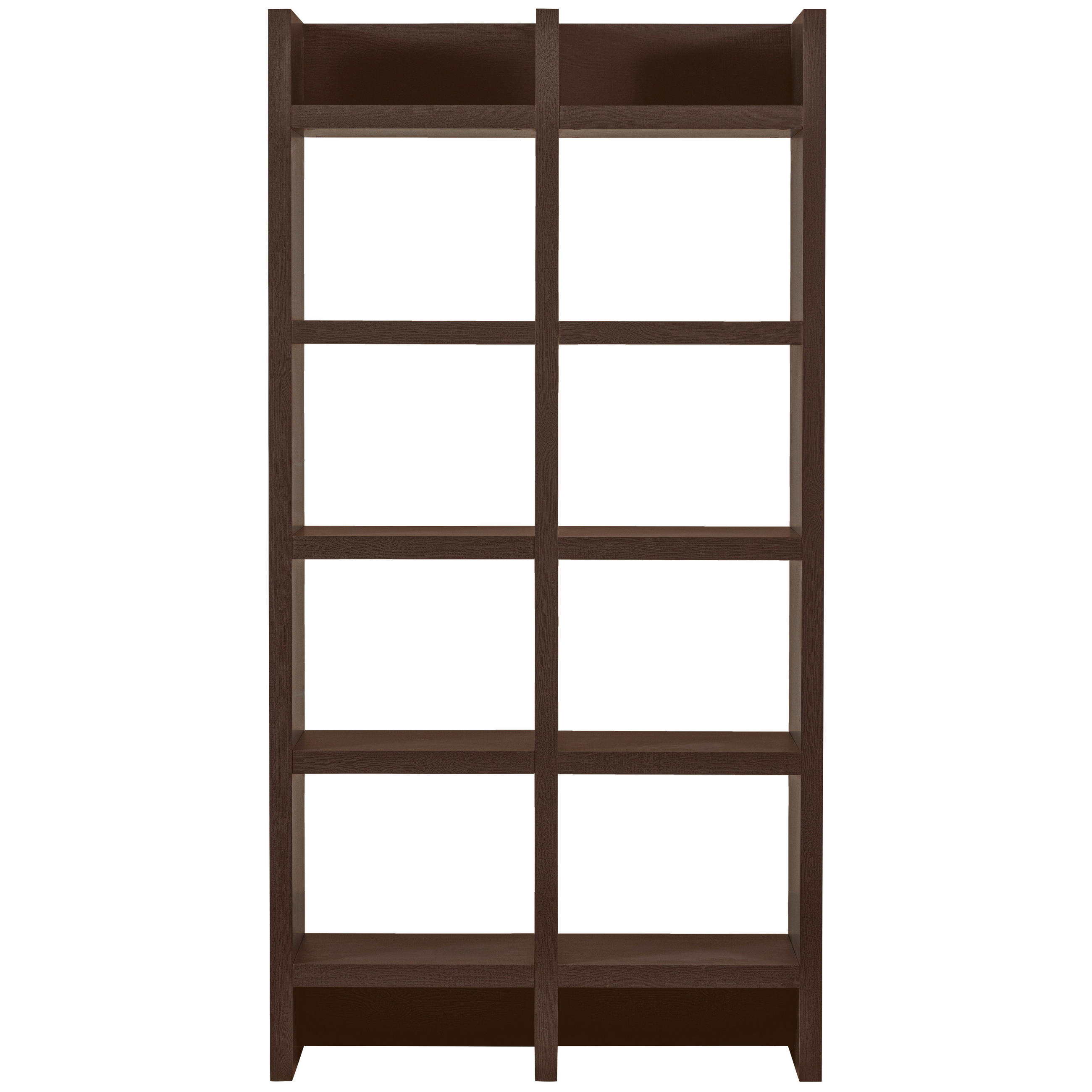 REGAL Dunkelbraun  - Dunkelbraun, Design, Holzwerkstoff (100/195/40cm) - Livetastic