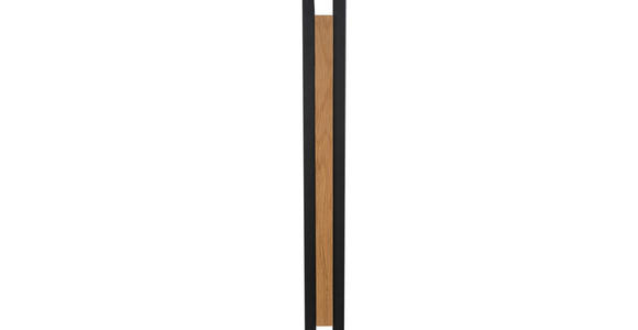 LED-STEHLEUCHTE 25/20/155 cm    - Schwarz, Basics, Holz/Metall (25/20/155cm) - Dieter Knoll