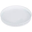 DEKOTABLETT 39/4 cm    - Weiß, LIFESTYLE, Metall (39/4cm) - Ambia Home