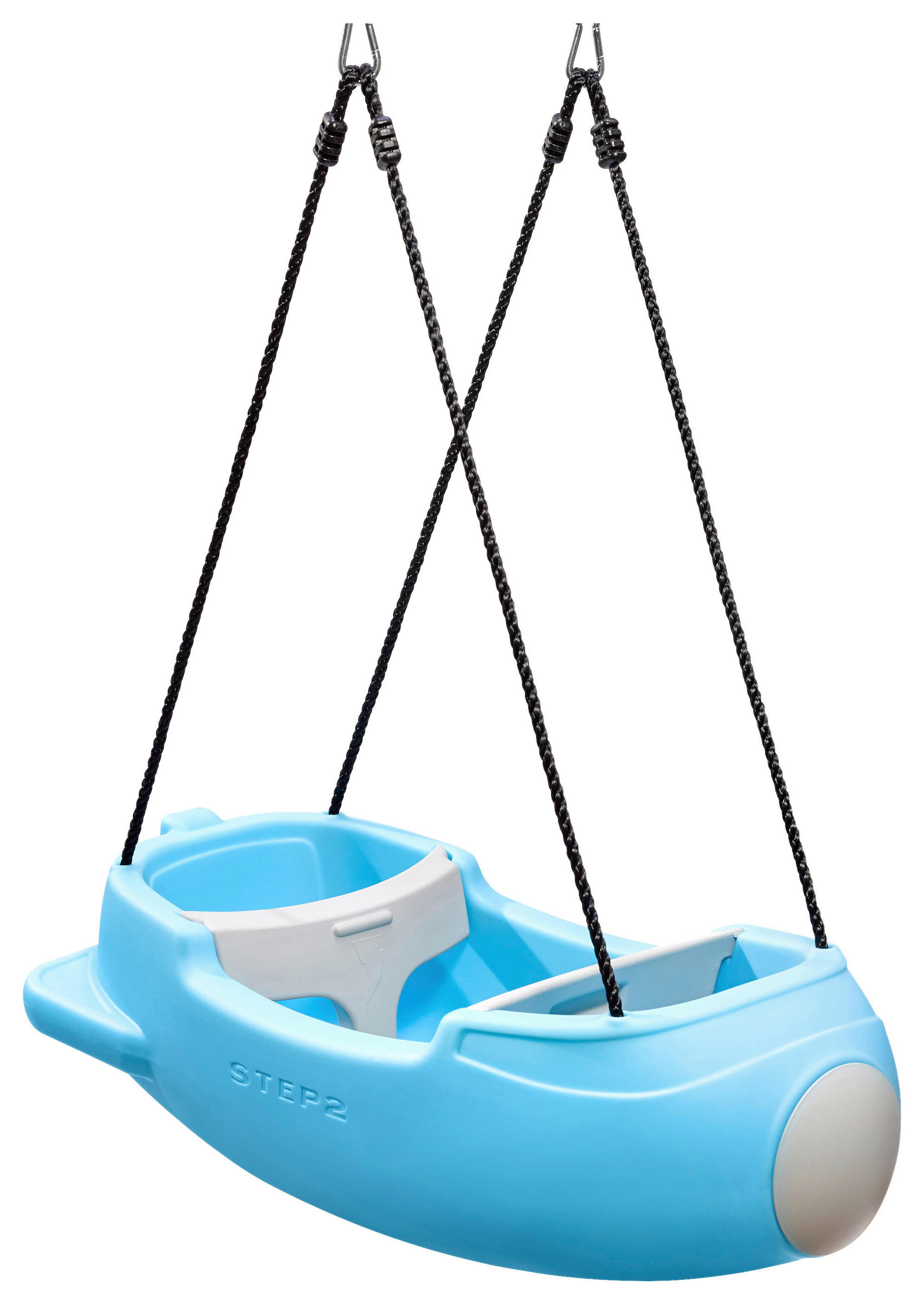 SCHAUKEL Grau, Blau  - Blau/Grau, KONVENTIONELL, Kunststoff (47,6/95,9/33,7cm) - Ambia Garden