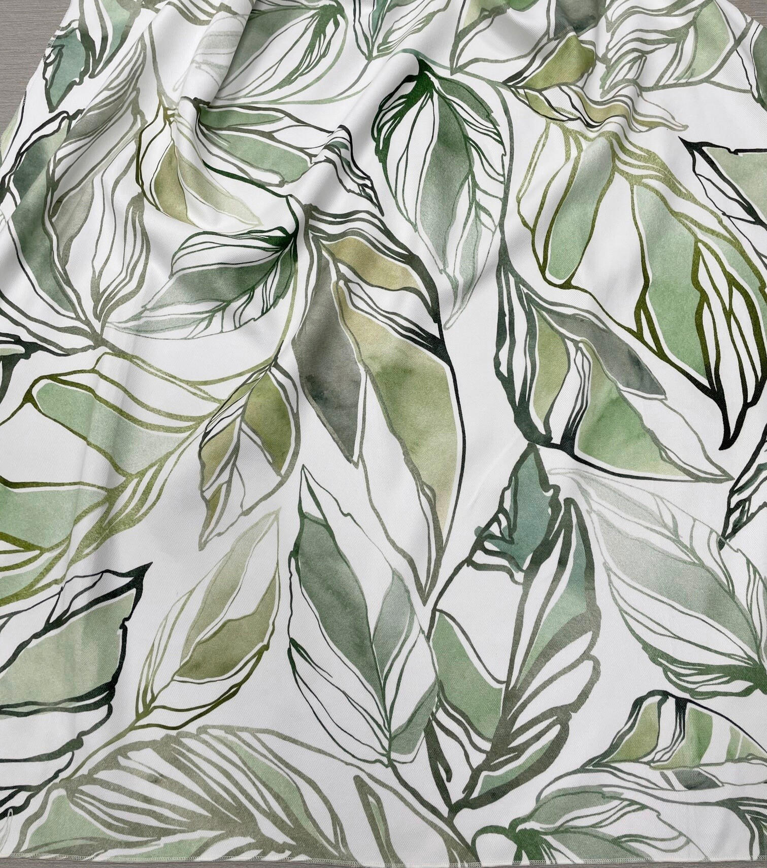 DEKOSTOFF per lfm blickdicht  - Jadegrün, KONVENTIONELL, Kunststoff (150cm) - Esposa