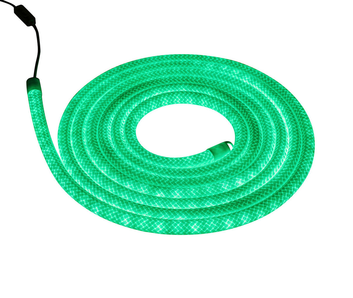 LED-DEKOLEUCHTE 500 cm  - Transparent/Weiß, Trend, Kunststoff/Textil (500cm) - Novel