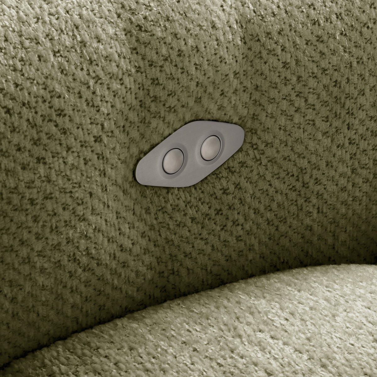 ECKSOFA  Webstoff Grün  - Schwarz/Grün, Design, Kunststoff/Textil (274/177cm) - Livetastic