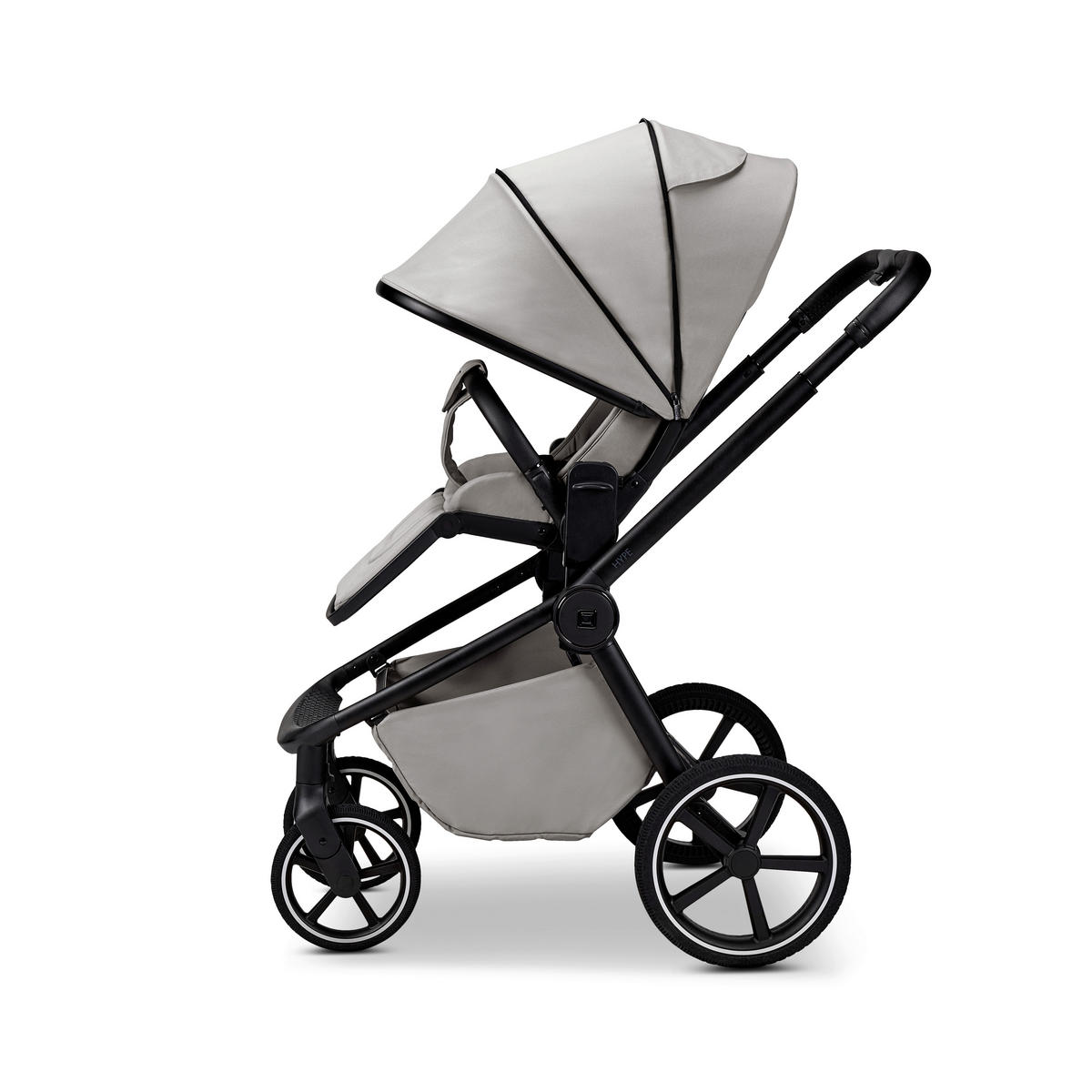 BUGGY Hype  - Blaugrau/Schwarz, Basics, Textil (96/57/114cm) - Moon