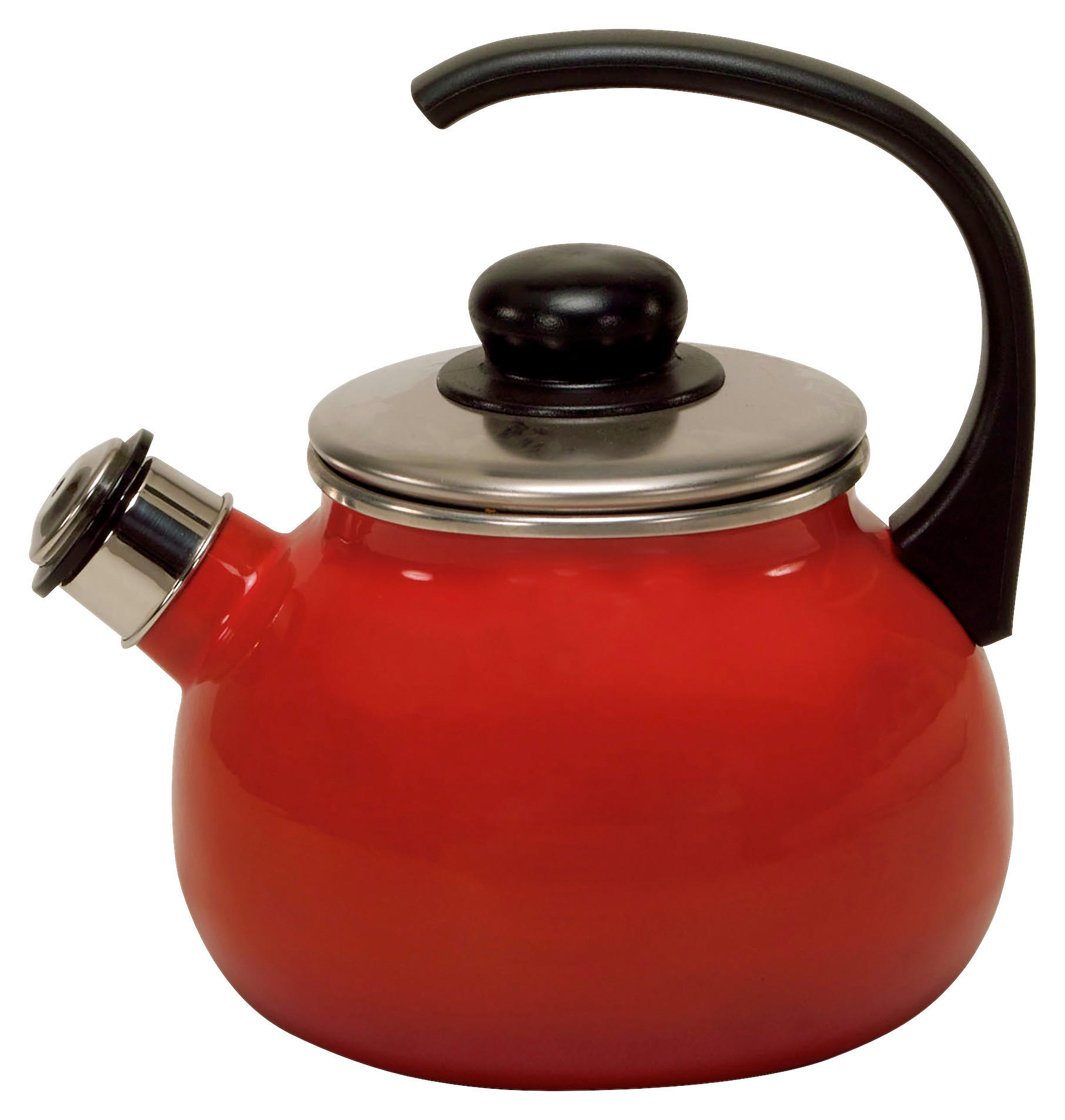 WASSERKESSEL  - Rot, Basics, Metall (2,0l)