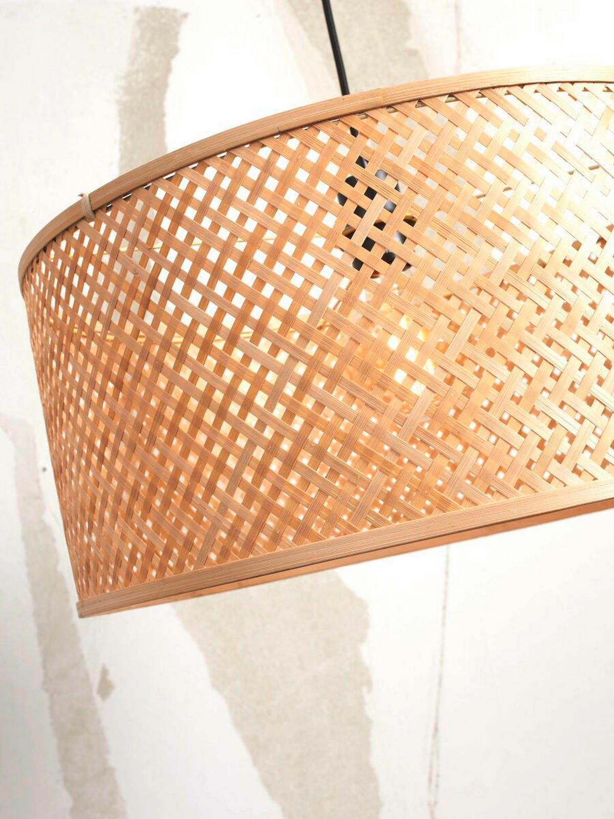 GOLVLAMPA GOOD&MOJO  75/50/176 cm    - vit/naturfärgad, Trend (75/50/176cm) - Good & Mojo