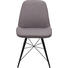 STUHL in Metall, Textil Grau, Schwarz - Schwarz/Grau, Design, Textil/Metall (60/86/58cm) - Carryhome STUHL in Metall, Textil Grau, Schwarz - Schwarz/Grau, Design, Textil/Metall (60/86/58cm) - Carryhome