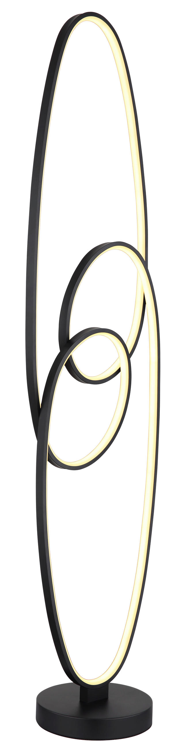 STOJACÍ LED LAMPA, 29/20/122 cm - bílá/černá, Design, kov/plast (29/20/122cm) - Globo