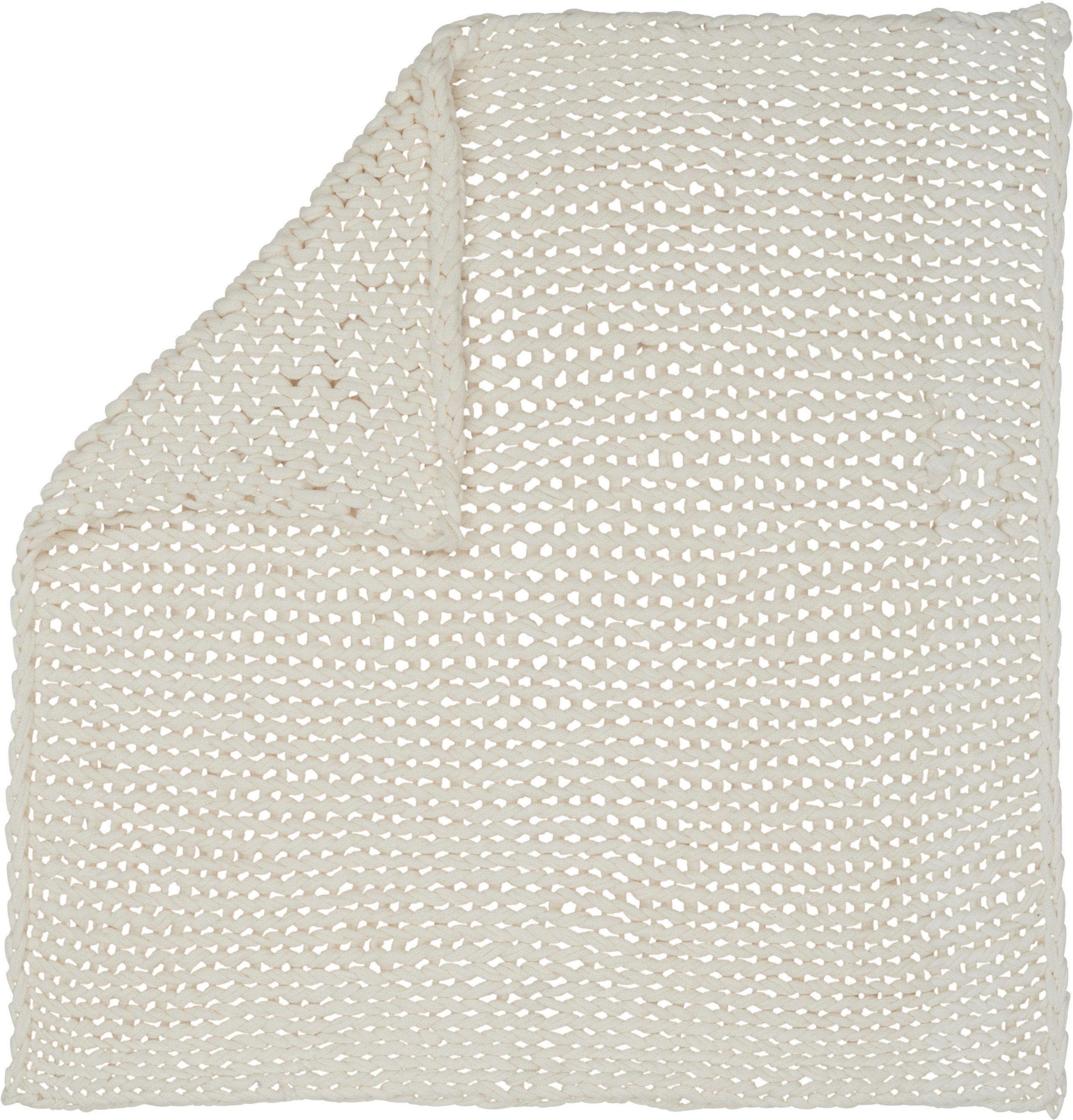 SCHMUSEDECKE  80/100 cm  - Weiß, Trend, Textil (80/100cm) - Jimmylee