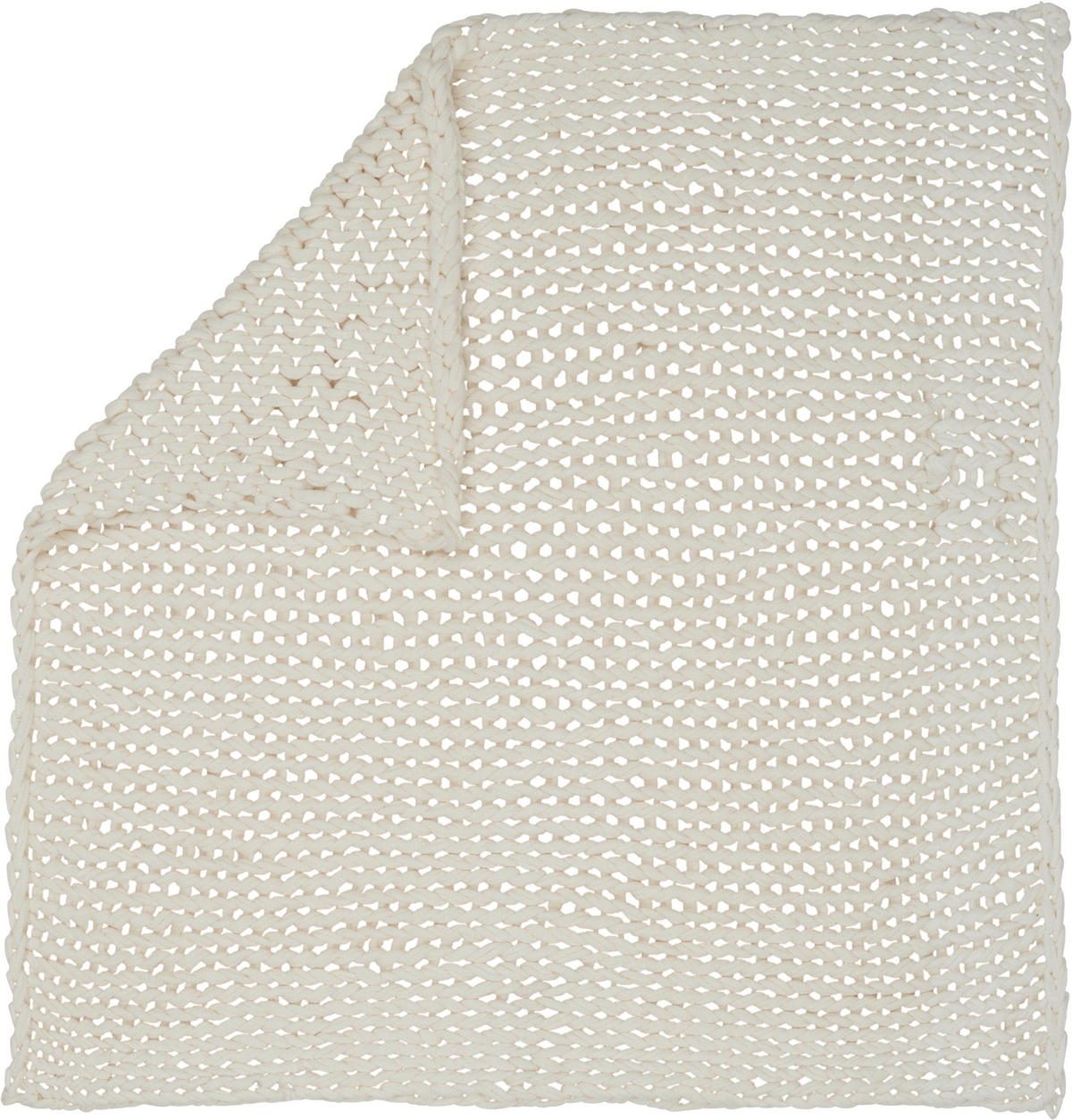 SCHMUSEDECKE  80/100 cm  - Weiß, Trend, Textil (80/100cm) - Jimmylee