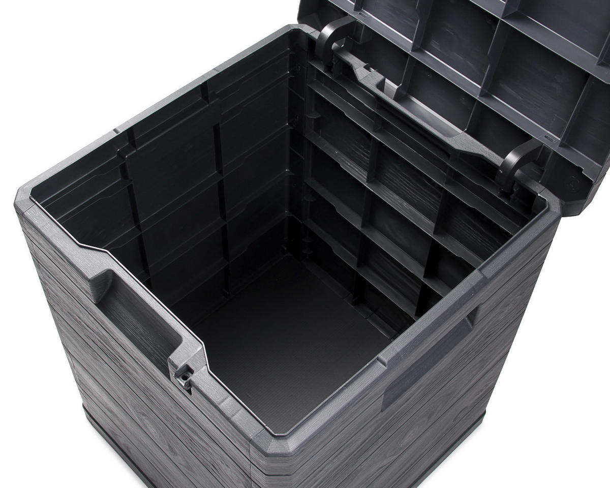 KISSENBOX 44/50/43 cm  - Anthrazit, Basics, Kunststoff (44/50/43cm) - Ambia Garden