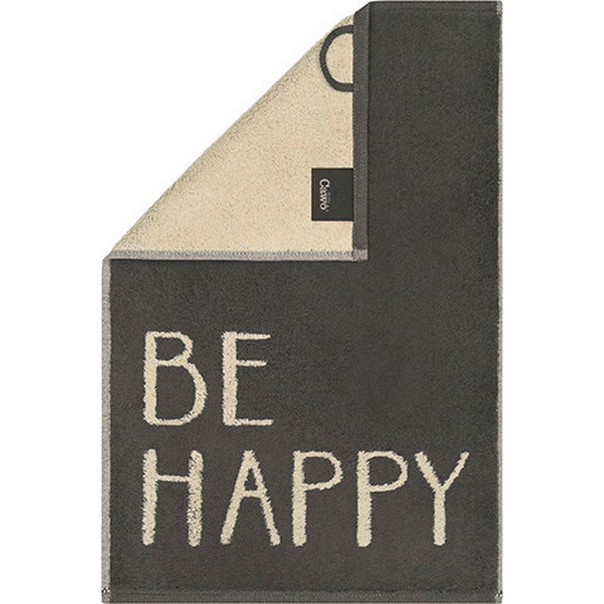 RUČNIK ZA GOSTE p/n cm , smeđa, bež  Postcards Towels Edition  - bež/smeđa, Konvencionalno, tekstil (p/ncm) - Cawoe