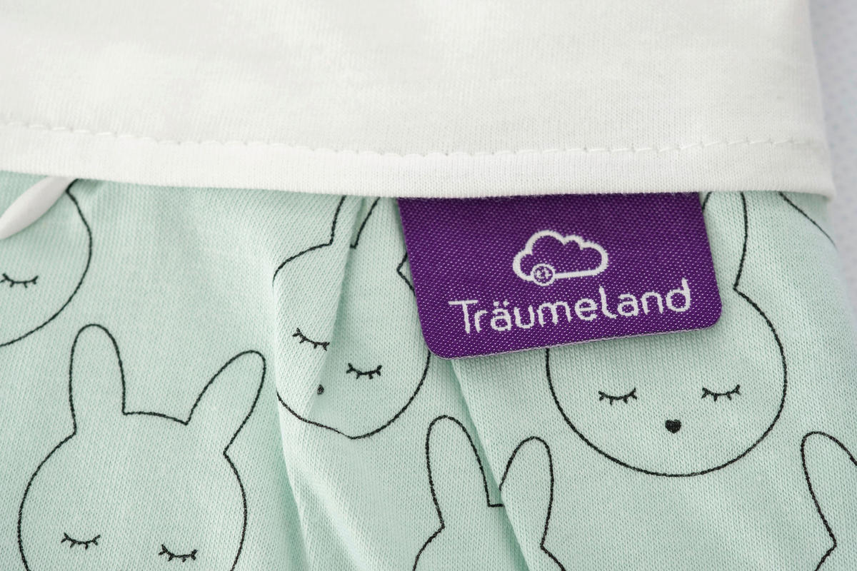 BABYSCHLAFSACKSET LIEBMICH    56/62   - Weiß/Grün, Basics, Textil (56/62null) - Träumeland