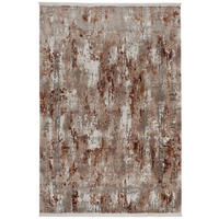 TKANÝ KOBEREC, 133/190 cm, terakota - terakota, Design, textil (133/190cm) - Novel