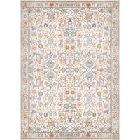 VINTAGE-TEPPICH Living Zaveran 240/340 cm  in Terracotta, Perlmutt, Graublau  - Graublau/Perlmutt, LIFESTYLE, Kunststoff/Textil (240/340cm) - Lindorug