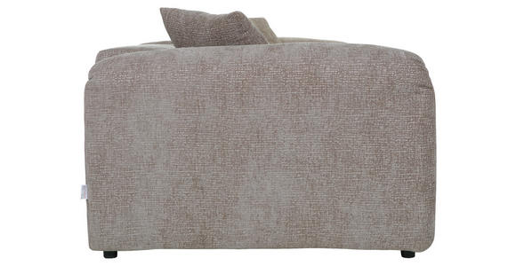 BIGSOFA Flachgewebe Braun - Schwarz/Braun, MODERN, Kunststoff/Textil (228/66/111cm) - Carryhome