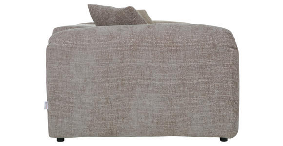 BIGSOFA Flachgewebe Braun  - Schwarz/Braun, MODERN, Kunststoff/Textil (228/66/111cm) - Carryhome