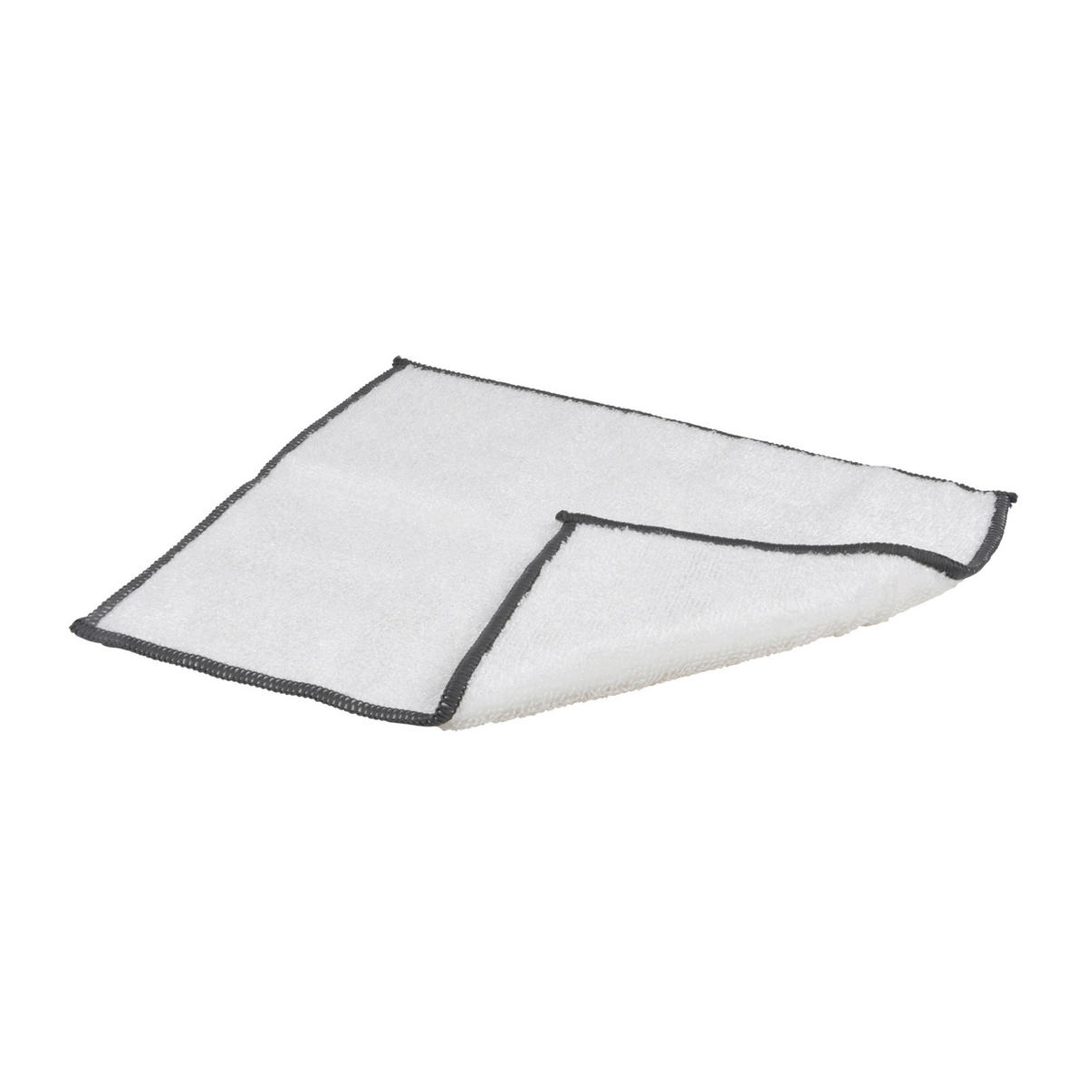 ČISTILNA KRPA - siva/bela, Basics, tekstil (29/25,5cm)