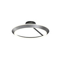 LED PLAFONJERA GENESIS  - siva, Dizajnerski, metal (55/19cm)