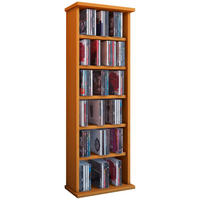 CD-Regal in Buchefarbe - Buchefarben, Konventionell, Holzwerkstoff (31/91,5/18cm) - MID.YOU