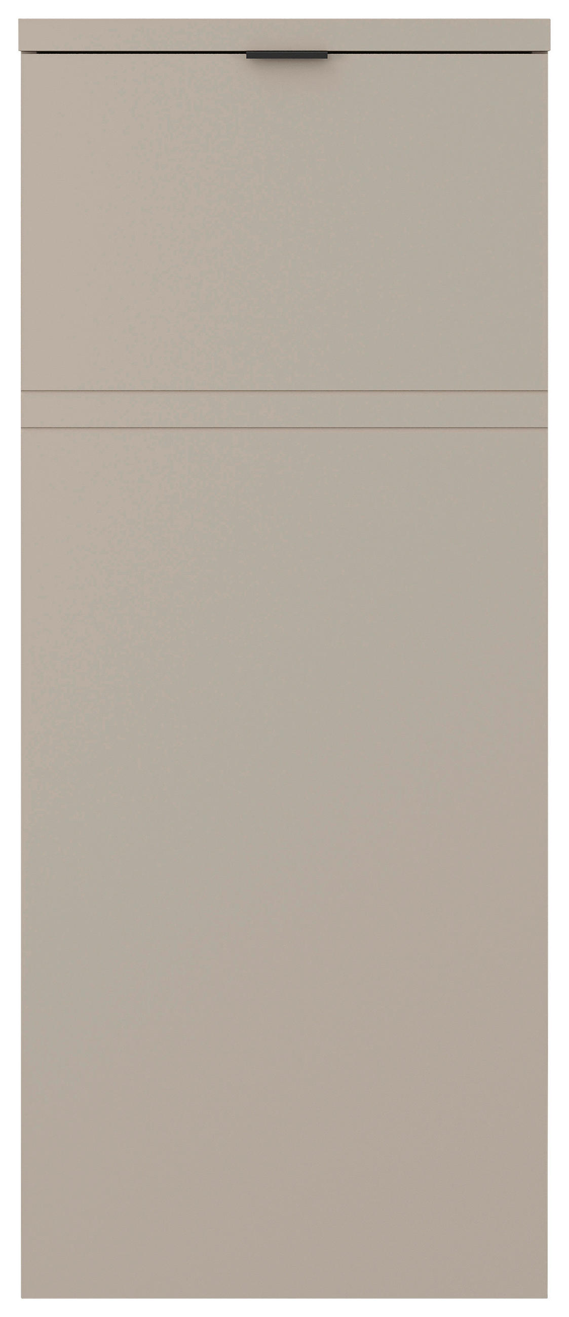 KOMMODE , 52,4/127,8/40,4 cm,  - Taupe/Schwarz, MODERN, Holzwerkstoff/Metall (52,4/127,8/40,4cm) - Carryhome