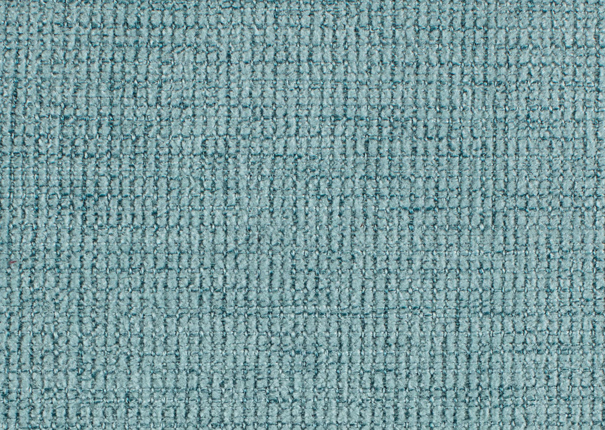 ECKSOFA in Webstoff Türkis  - Türkis/Alufarben, Konventionell, Textil/Metall (241/200cm) - Beldomo System