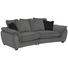 MEGASOFA in Textil Grau - Dunkelgrau/Dunkelbraun, LIFESTYLE, Holz/Textil (274/74/136cm) - Landscape MEGASOFA in Textil Grau - Dunkelgrau/Dunkelbraun, LIFESTYLE, Holz/Textil (274/74/136cm) - Landscape