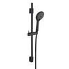 BRAUSEGARNITUR  - Schwarz, Basics, Metall (13/70/8cm) - Wenko