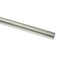 ŠINA ZA TANKE ZAVESE srebrna, metal - srebrna, Konvencionalno, metal (160cm) - Gardinia