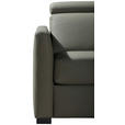 SCHLAFSOFA  in Mikrofaser Khaki  - Khaki/Schwarz, Design, Holz/Textil (184/85/97cm) - Novel