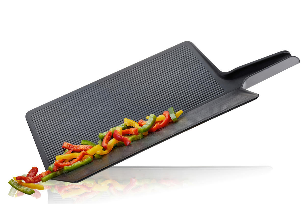 SCHNEIDEBRETT 46,5/25,5/2 cm  - Anthrazit, Basics, Kunststoff (46,5/25,5/2cm) - Gefu