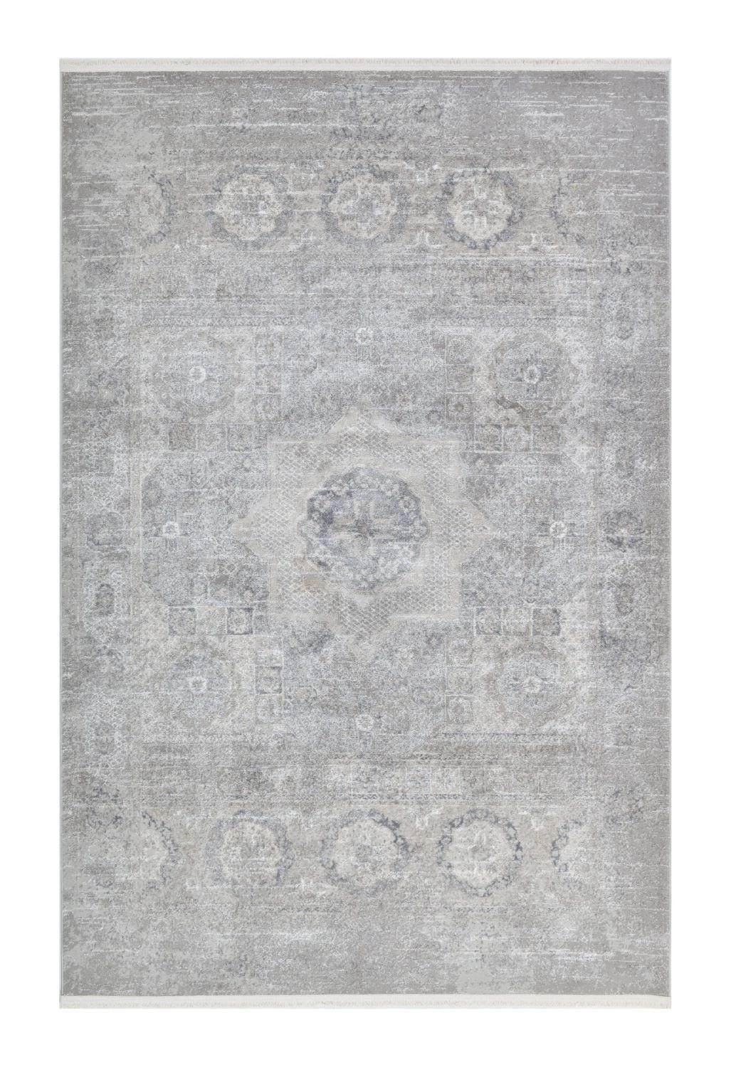 TKANÝ KOBEREC, 200/290 cm, šedá, béžová - šedá/béžová, Design, textil (200/290cm)