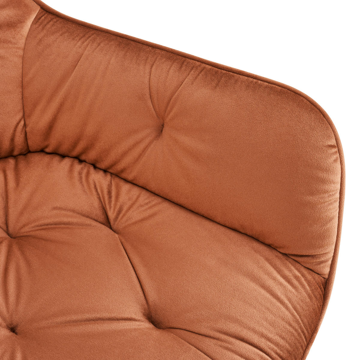 ARMLEHNSTUHL  in Eisen Samt  - Schwarz/Braun, LIFESTYLE, Holz/Textil (61/82/62cm) - Livetastic