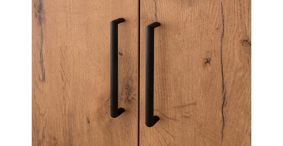 GARDEROBE 6-teilig in 300/200/38 cm - Eichefarben/Anthrazit, KONVENTIONELL, Holzwerkstoff (300/200/38cm) - Moderano
